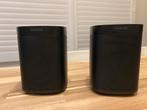 Zwarte Sonos One speakerset (2 stuks) - Zo goed als nieuw, Onbekend, Ophalen of Verzenden, Zo goed als nieuw, Sonos