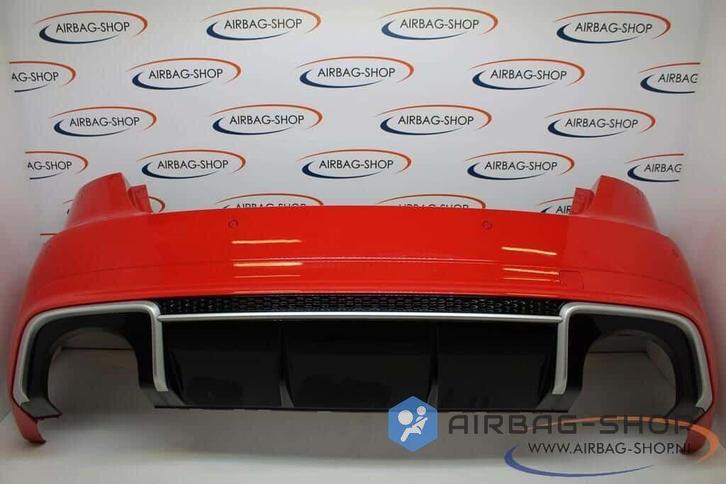 Originele Audi RS3 8V Achterbumper Sportback RS3 Rood, Auto-onderdelen, Carrosserie en Plaatwerk, Bumper, Audi, Achter, Gebruikt