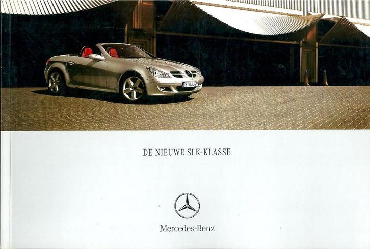 Brochure Mercedes SLK 2004, Boeken, Auto's | Folders en Tijdschriften, Gelezen, Mercedes, Ophalen of Verzenden