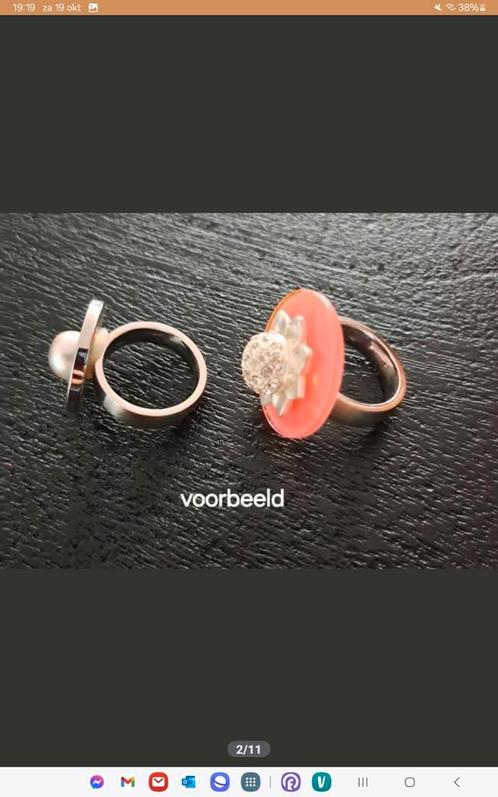Verwisselbare ringen, Hobby en Vrije tijd, Kralen en Sieraden maken, Nieuw, Ophalen