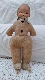 Antieke Stoffen Pop met Biscuit Hoofd, Antiek en Kunst, Ophalen of Verzenden