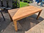 Teakhouten eettafel, Huis en Inrichting, Ophalen, Industrieel/Modern/Landelijk, Teakhout, 50 tot 100 cm
