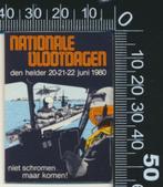 Sticker: Nationale Vlootdagen 1980 - Den Helder (2), Verzamelen, Stickers, Ophalen of Verzenden
