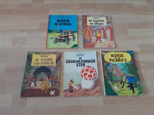 Diverse Kuifje stripboeken, Boeken, Stripboeken, Gelezen, Meerdere stripboeken, Ophalen of Verzenden