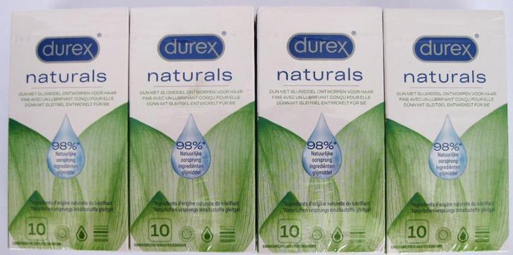 Durex Condooms Naturals In Orginele Verpakking Nieuw, Sieraden, Tassen en Uiterlijk, Uiterlijk | Lichaamsverzorging, Nieuw, Ophalen of Verzenden