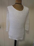Dames blouse truitje maat M wit kant Z.G.A.N., Kleding | Dames, Blouses en Tunieken, Maat 38/40 (M), Wit, Ophalen of Verzenden