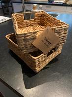 Nieuwe rieten mandjes van Jysk, Mand, Nieuw, Ophalen of Verzenden, Riet