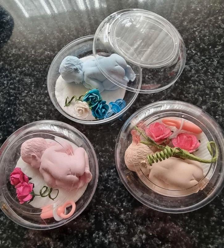 luxe geboorte bedankjes, roze en blauwe, Kinderen en Baby's, Kraamcadeaus en Geboorteborden, Nieuw, Ophalen of Verzenden