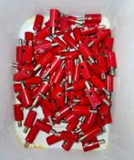 100 rode stekkers voor de modelbaan div merken, Hobby en Vrije tijd, Modeltreinen | H0, Gebruikt, Gelijkstroom of Wisselstroom