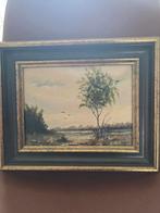 Schilderij Landschap met Boom, Ophalen of Verzenden