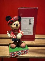 Disney Traditions showcase Jim Shore Mickey, Ophalen of Verzenden, Mickey Mouse, Zo goed als nieuw, Beeldje of Figuurtje