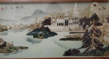 Chinese parelmoer abalone schelpenkunst beschikbaar voor biedingen