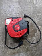 Qwatt pro veerkabelhaspel 10+1 mtr. Inclusief muurbeugel, Doe-het-zelf en Verbouw, Ophalen of Verzenden, Gebruikt