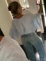 Drykorn, prachtige en aparte 100% katoenen blouse, S/M, Kleding | Dames, Drykorn, Ophalen of Verzenden, Zo goed als nieuw, Blauw