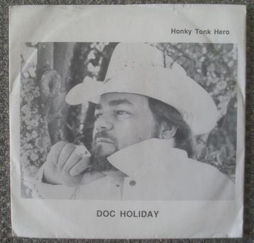 Doc Holiday - Honk Tonk Hero (7"EP) geel yellow vinyl beschikbaar voor biedingen