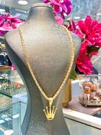 Zilveren verguld 14K Koningsketting & Hanger, Ophalen of Verzenden, Nieuw, Goud, Zilver