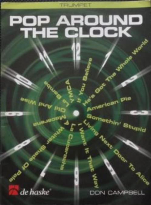 trompet intermediate: Pop Around the Clock (Trumpet) + cd, Muziek en Instrumenten, Bladmuziek, Gebruikt, Artiest of Componist