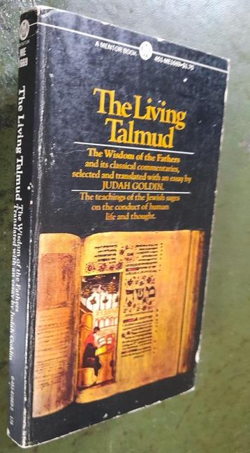 The Living Talmud - The Wisdom of the Fathers beschikbaar voor biedingen