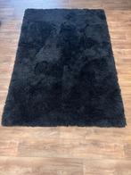 Vloerkleed hoogpolig (220x150 cm), Ophalen, Hoogpolig, Zwart, Zo goed als nieuw