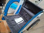 Fietskar blauw plaats voor 2 kinderen., Fietsen en Brommers, Ophalen, Zo goed als nieuw, Kinderkar, 40 tot 60 kg