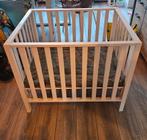 Witte Houten Babybox met Jolijn Boxkleed, Ophalen, Zo goed als nieuw, Vierkant, Boxkleed