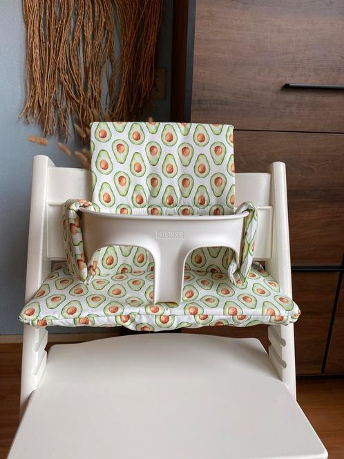 ☀️Avocado’s kussenset voor kinderstoel stokke tripp trapp, Kinderen en Baby's, Kinderstoelen, Nieuw, Meegroeistoel, Stoelverkleiner