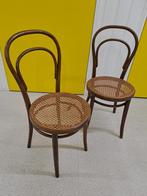 2 thonet stoelen, Huis en Inrichting, Stoelen, Ophalen, Gebruikt, Twee, Bruin