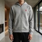 AMI PARIS zipped hoodie, Grijs maat L, Kleding | Heren, Jassen | Zomer, Verzenden, Nieuw, Grijs, Ami Paris