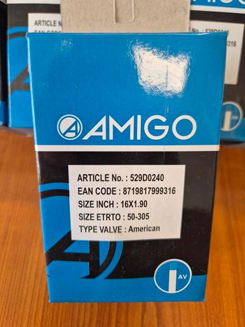 Amigo Binnenband 16 inch - 9 stuks - Nieuw beschikbaar voor biedingen
