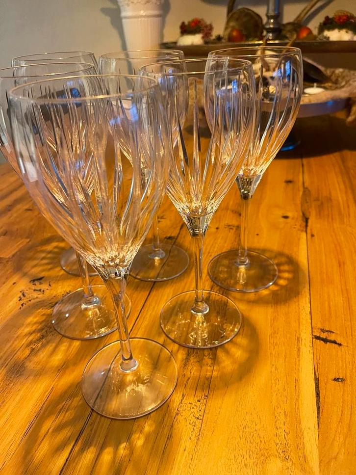 Wedgwood Kristallen grote Rode Wijnglazen, Antiek en Kunst, Antiek | Glas en Kristal, Ophalen of Verzenden