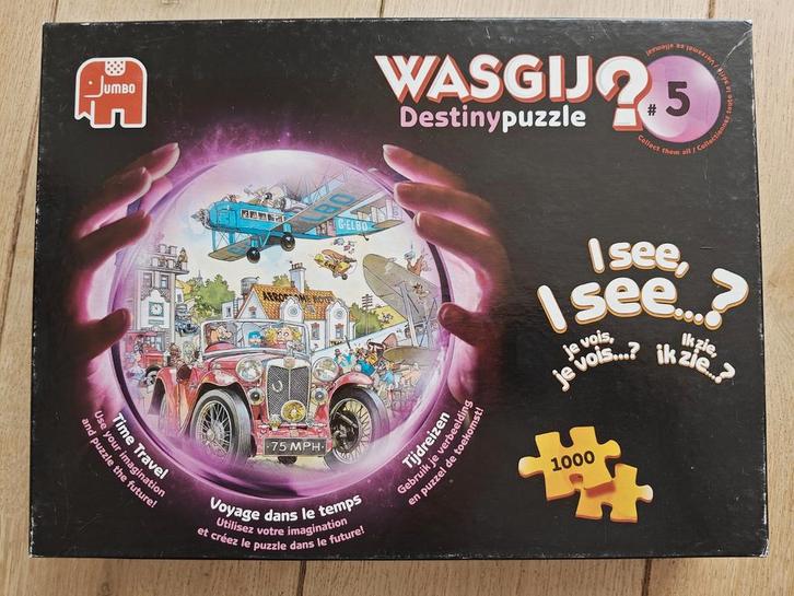 Wasgij Destiny 5 - Time Travel - 1000 Stukjes, Hobby en Vrije tijd, Denksport en Puzzels, Gebruikt, Legpuzzel, 500 t/m 1500 stukjes