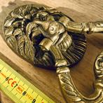 Messing deurklopper leeuwenkop klopper, Antiek en Kunst, Ophalen of Verzenden