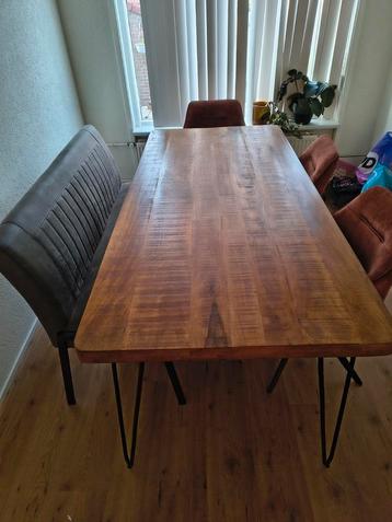 Eettafel Kick mangohout 90x200 beschikbaar voor biedingen