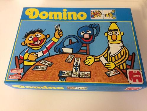 Domino Sesamstraat Jumbo spel - 1985 Muppets spel, Kinderen en Baby's, Speelgoed | Educatief en Creatief, Nieuw, Ophalen of Verzenden