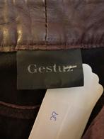 Gestuz leren broek bordeaux mt 36, Kleding | Dames, Overige kleuren, Ophalen of Verzenden, Zo goed als nieuw, Gestuz