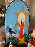 #kerst reclame plaat kerst winkel, Gebruikt, T, Ophalen of Verzenden, N