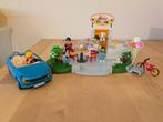 Playmobil IJssalon (4134) met cabrio (5644), Ophalen of Verzenden, Gebruikt, Complete set