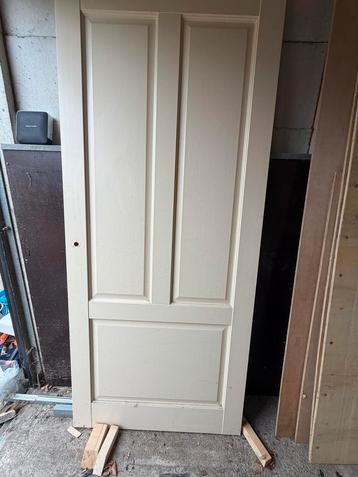 Massieve Paneeldeur 220x93cm - Hout Onbekend beschikbaar voor biedingen