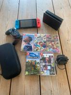 Nintendo switch V2 2019 incl extra controller en handige tas, Spelcomputers en Games, Spelcomputers | Nintendo Switch, Ophalen of Verzenden