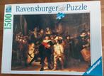 De nachtwacht - Rembrandt van Rijn 1500 stukjes., Hobby en Vrije tijd, Denksport en Puzzels, Ophalen of Verzenden, Zo goed als nieuw