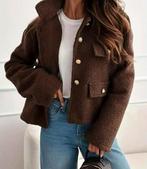 Teddy jas Choco kleur XL nieuw, Ophalen of Verzenden, Zo goed als nieuw, Bruin, Jasje