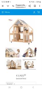 Poppenhuis Liliane compleet met meubels, Kinderen en Baby's, Speelgoed | Poppenhuizen, Poppenhuis, Ophalen of Verzenden, Zo goed als nieuw