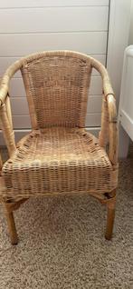 Leuk rotan kinderstoeltje, Huis en Inrichting, Stoelen, Gebruikt, Bruin, Riet of Rotan, Ophalen of Verzenden