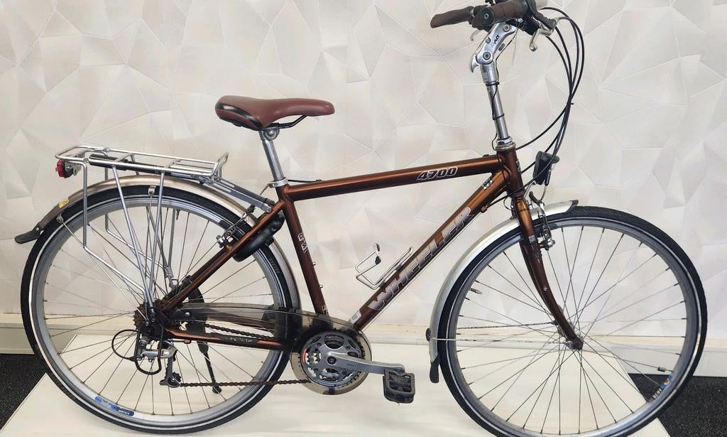 Wheeler herenfiets aluminum 47 hoog 24 vers te koop, 47 tot 50 cm, Zo goed als nieuw, Meer dan 20 versnellingen, Ophalen