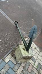 Decoratief Tuinanker op Voetstuk - Maritieme Sfeergever!, Antiek en Kunst, Ophalen