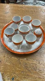 Eierdopset carlotte antiek en brocante, Antiek en Kunst, Antiek | Servies los, Ophalen of Verzenden