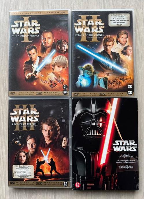 DVD | Star Wars Films deel 1 t/m 6 | Vaste prijs €13,-, Cd's en Dvd's, Dvd's | Science Fiction en Fantasy, Zo goed als nieuw, Verzenden