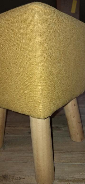 Laag (Kinderkrukjes) 2 stuks - Okergeel en.jeans blauw beschikbaar voor biedingen