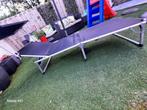Ligbed/tuinbed/ strandbed zgan, Tuin en Terras, Ligbedden, Ophalen, Zo goed als nieuw, Aluminium, Inklapbaar