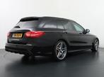 Mercedes-Benz C-klasse Estate AMG 63 S Panoramadak Burmester, Achterwielaandrijving, Gebruikt, Leder en Stof, Zwart